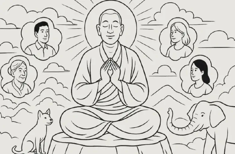 Establishing motivation and bodhicitta