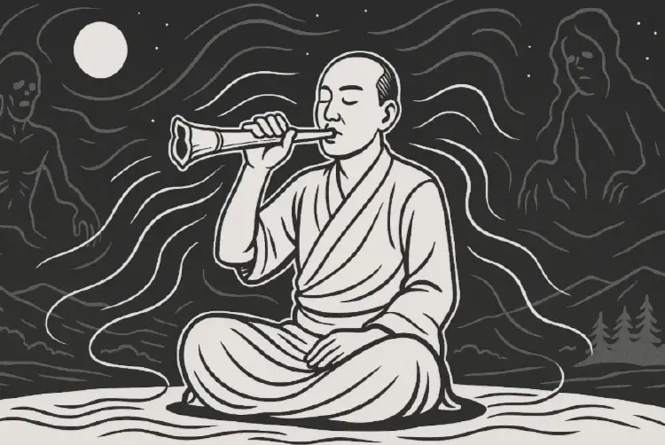 Chöd practice and releasing fear