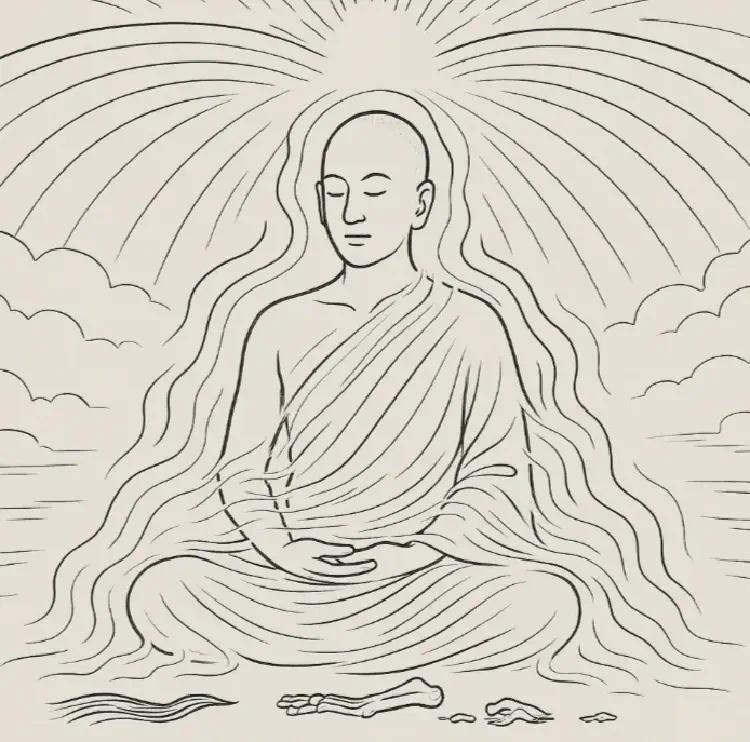 Rainbow body as culmination of practice