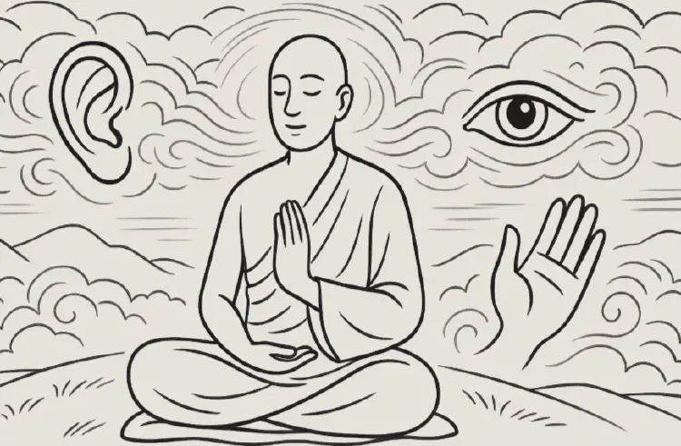 Releasing fixation on body and senses