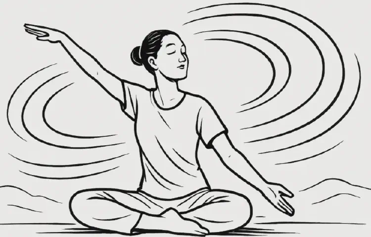 Simple yogic movements for energy flow