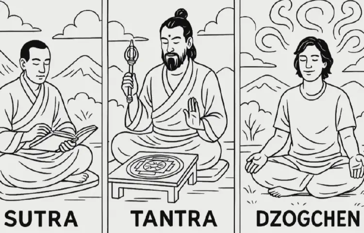 Difference between Sutra, Tantra, and Dzogchen